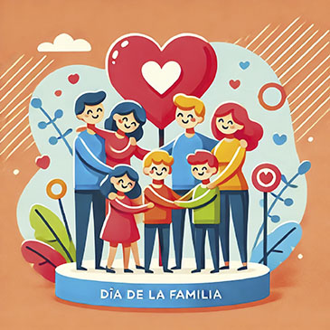 icono celebración día de la familia