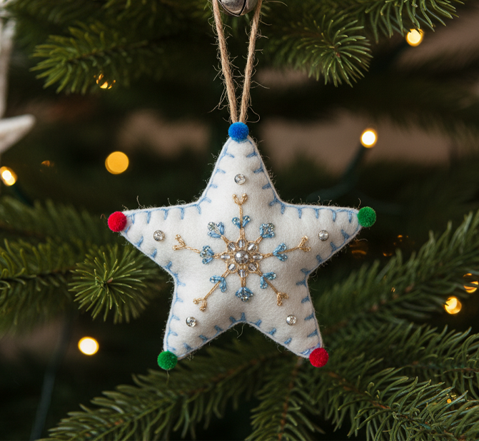 foto-4 Un adorno hecho a mano para el árbol de Navidad