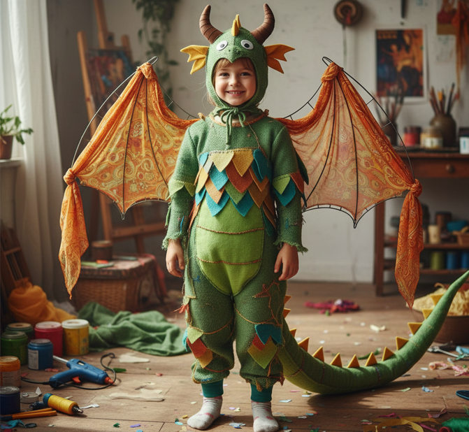 foto-8 Un disfraz hecho a mano.