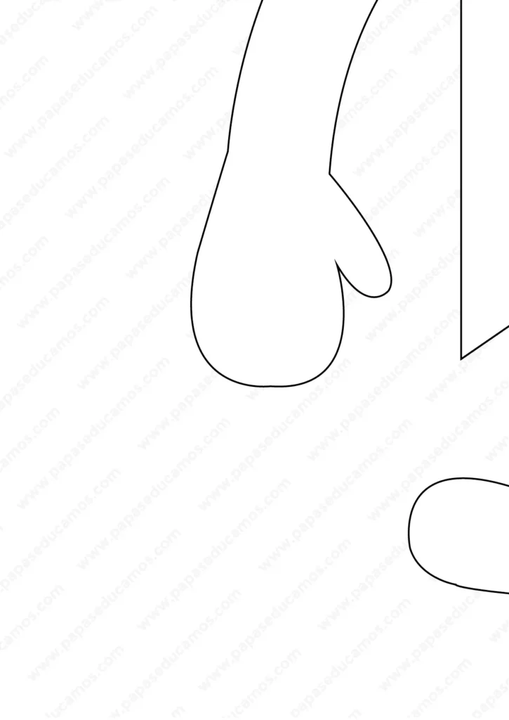 Patrón disfraz infantil de monstruo de colores ROSA -4