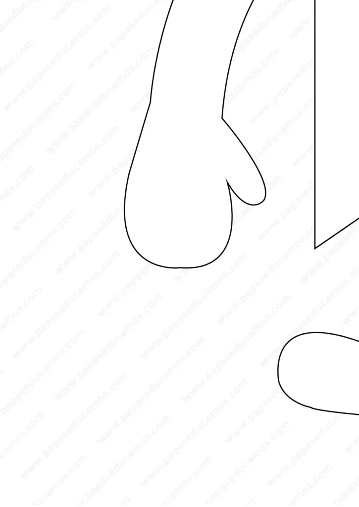 Patrón disfraz infantil de monstruo de colores GRIS -4