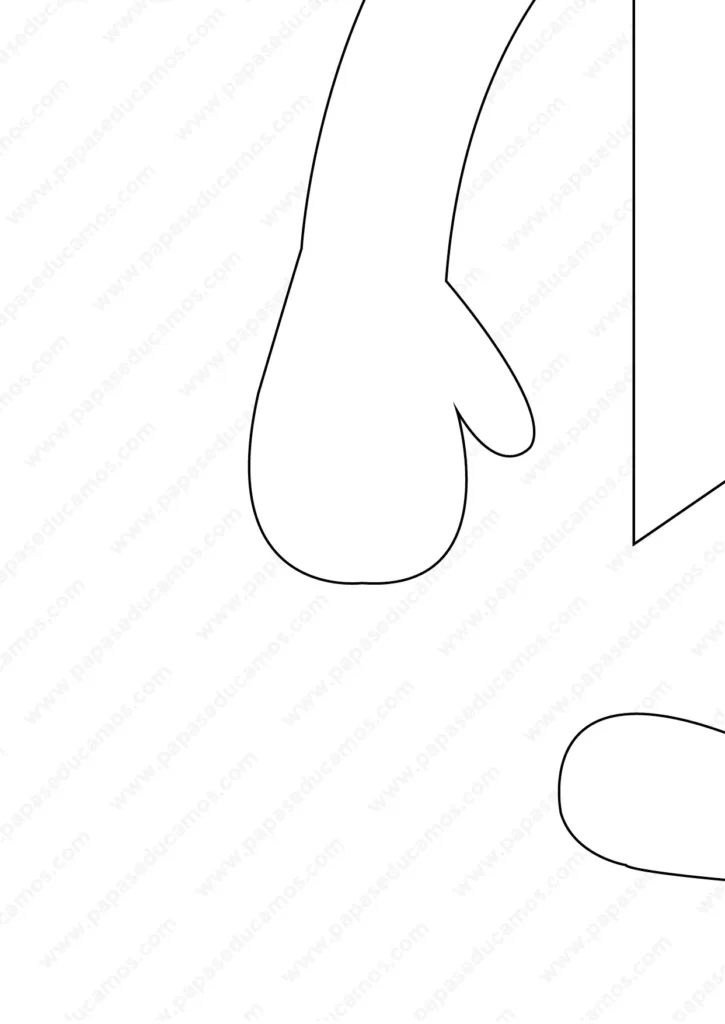 Patrón disfraz infantil de monstruo de colores ROJO -4